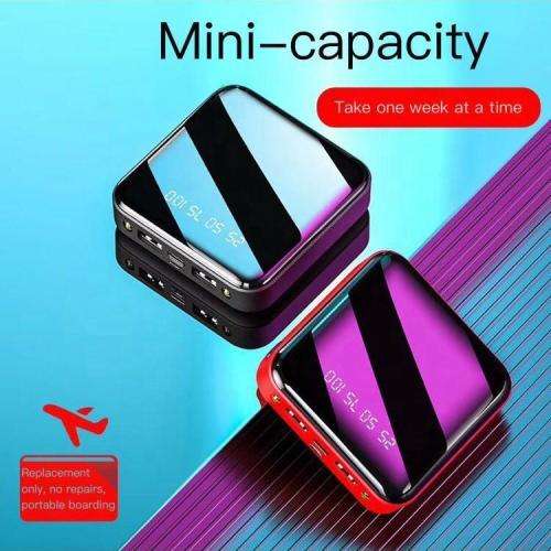 Smart Power Bank 5000MAH -Glass/Mirror look