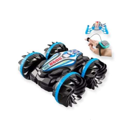 2.4Ghz - 4WD - Amphibious Stunt Car - with wristband remote control