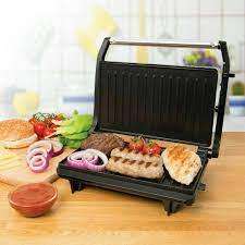 220V Non Stick - Electric Meat Griller/Sandwich Maker/Dual Grill Toaster/Breakfast Maker - 850w