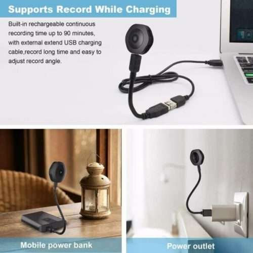 Rechargeable Portable Surveillance WATCH - HD 720P - BUILT IN WIFI