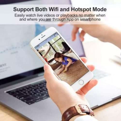 Rechargeable Portable Surveillance WATCH - HD 720P - BUILT IN WIFI