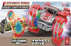 Explosive Wheel High Speed Climbing Alloy Off-Road Vehicle - 4WD - WITH watch REMOTE CONTROL