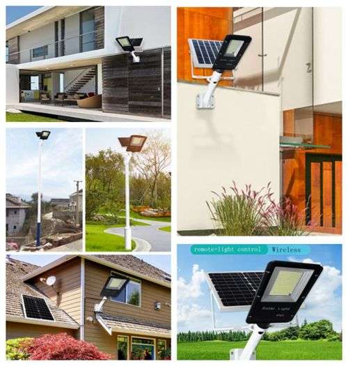 250W Solar Outdoor - Waterproof - Bright LED - Garden/Yard/Street Light with Remote Control & Panel