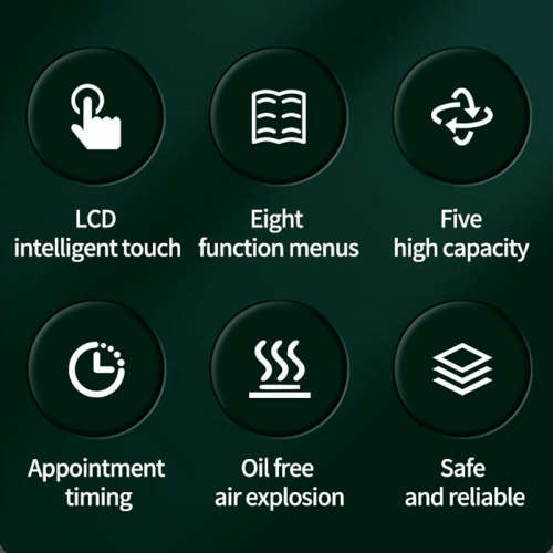 Digital  Electric 8L Air Fryer With Extra Large Capacity