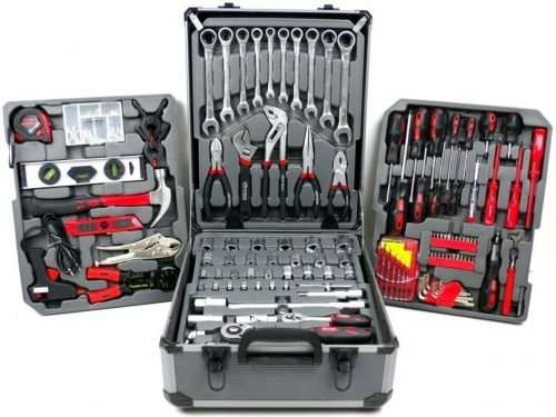 MASSIVE ALL IN ONE - 186 Piece Multi-function Tool Set in Storage trolley case