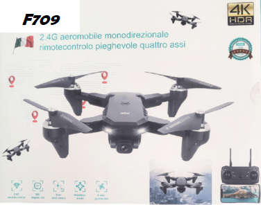 F709 Four Holding Axis Drone With 2.4G Remote Control - with Camera