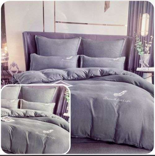 ABSOLUTELY GORGEOUS PASTEL COLOUR - 6pc piece duvet cover FULL SETS