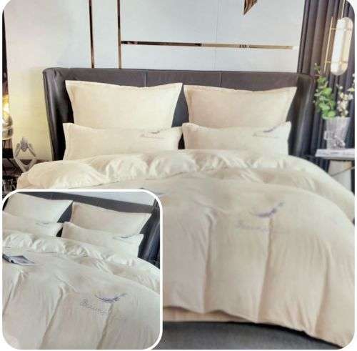 ABSOLUTELY GORGEOUS PASTEL COLOUR - 6pc piece duvet cover FULL SETS