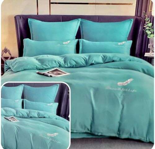 ABSOLUTELY GORGEOUS PASTEL COLOUR - 6pc piece duvet cover FULL SETS
