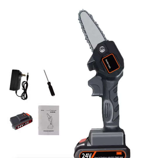 24v Rechargeable handheld Electric Chainsaw