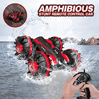 2.4Ghz - 4WD - Amphibious Stunt Car - with wristband remote control