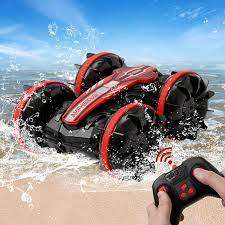 2.4Ghz - 4WD - Amphibious Stunt Car - with wristband remote control