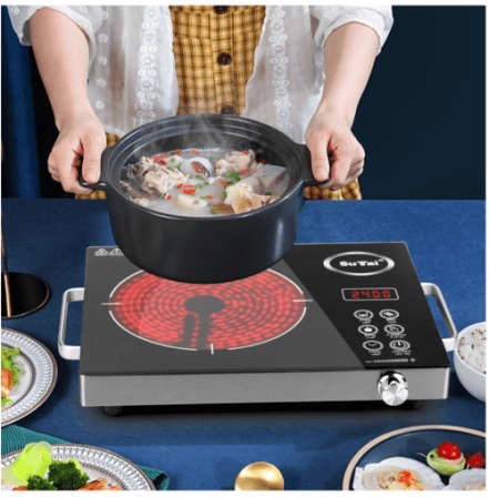 RAF 3500W Infrared cooking - Continuous power - Easy clean cooking