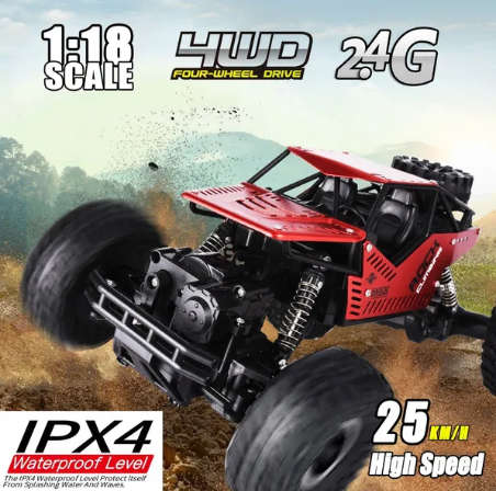 2.4Ghz - 4WD - RC ROVER Off-Road Climbing Car 1:18