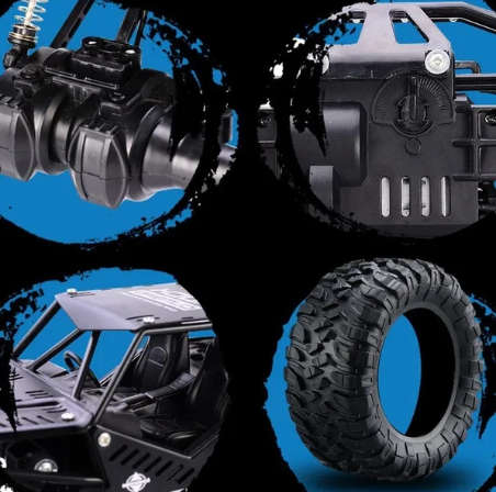 2.4Ghz - 4WD - RC ROVER Off-Road Climbing Car 1:18