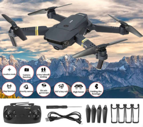 998 Pro Micro Foldable Drone Set With Dual Cameras