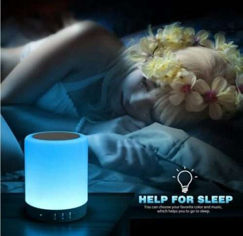 3 IN 1 - Touch Lamp - Colour Changing USB - Portable Bluetooth Speaker