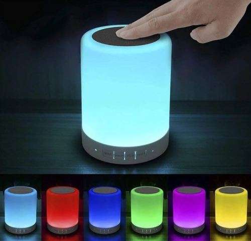 3 IN 1 - Touch Lamp - Colour Changing USB - Portable Bluetooth Speaker