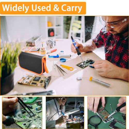 15-in-1 Soldering Iron Kit - 60W - with Adjustable Temperature