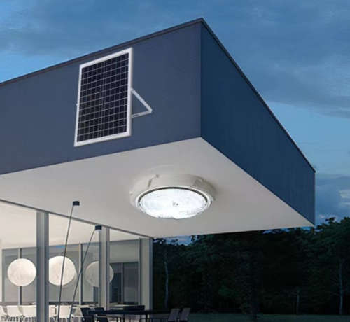 Solar Powered ceiling Light with Remote Control - INDOOR/OUTDOOR 100watt!!