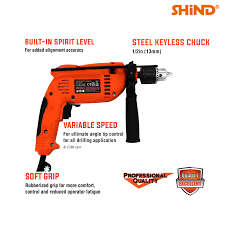 Shind - Variable Speed Impact Drill - 550W