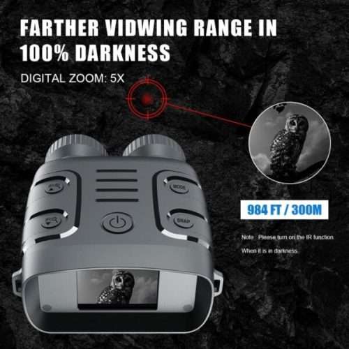 R18 Night Vision Telescope Camera - 5X Binocular - 7-speed Infrared