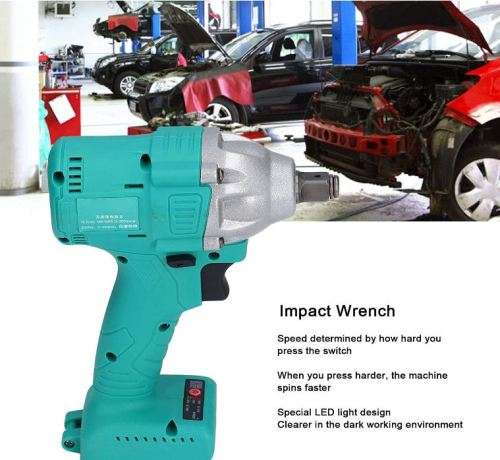 Brushless/Cordless Electric Impact Wrench Power Tool WITH 48V Lithium Battery
