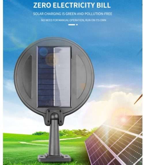 Solar Powered LED + Cob Light WITH REMOTE CONTROL