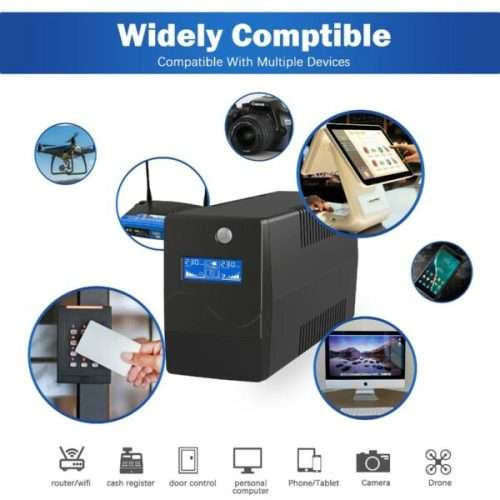 UPS Uninterruptible Power Supply 1000VA 600W