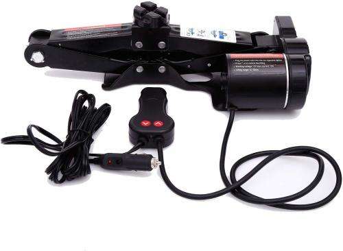 Electric Quick Scizzor Vehicle Jack - 12V Lighter Powered -100W