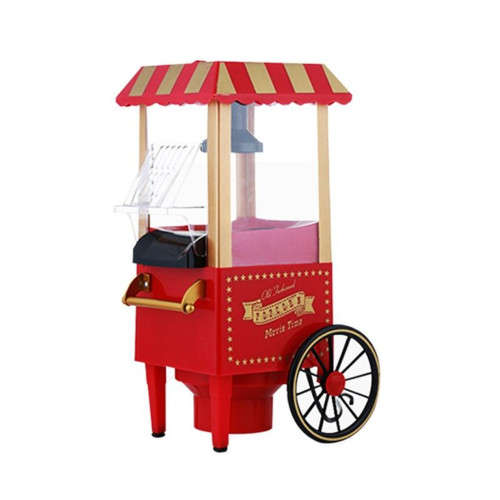 1200W Automatic Trolley Electric Vintage Popcorn Maker