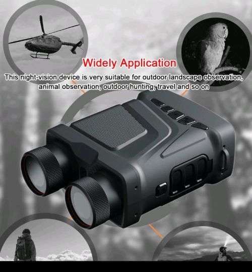 R12 Portable Night Vision Binocular 1080P