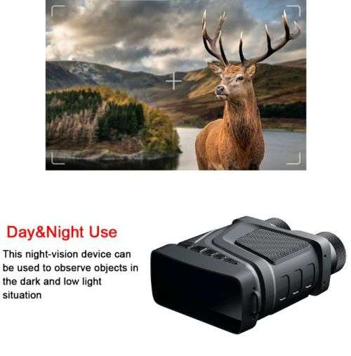 R12 Portable Night Vision Binocular 1080P