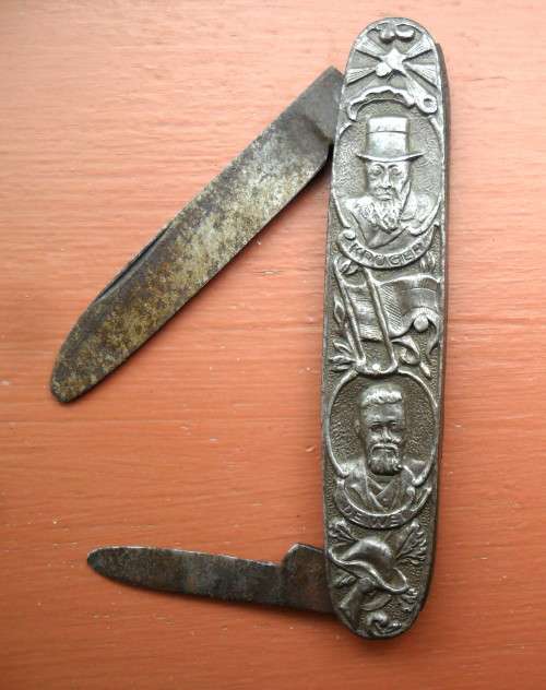 SOUGHT AFTER "PAUL KRUGER & GENERAL DE WET" POCKET KNIFE IN GREAT CONDITION