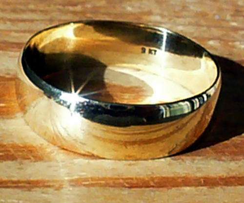 Wedding Band Solid 9ct Gold