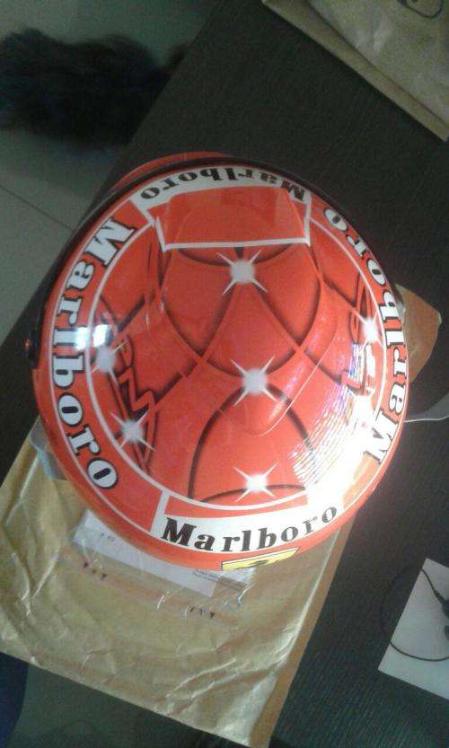 Signed Michael Schumacher replica Helmet