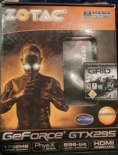 Zotac Geforce GTX 295 1792MB Graphics Card
