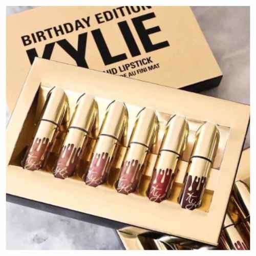 *FREE SHIPPING* KYLIE BIRTHDAY EDITION 6PC MATTE LIQUID LIPSTICK