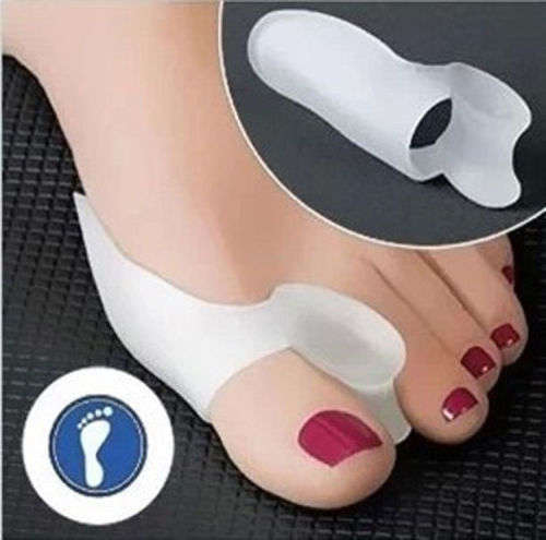2Pc Soft Silicone Gel Toe Separators Straightener Bunion/Hammer toe Protector