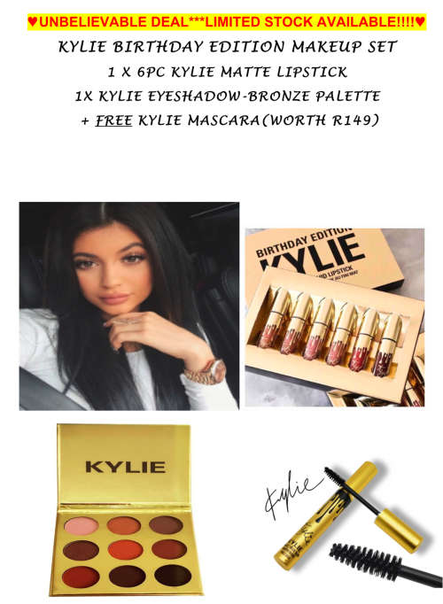 *FREE SHIPPING* KYLIE JENNER BIRTHDAY EDITION MAKEUP DEAL