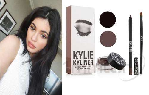 Kylie Jenner Pencil Eyeliner & Gel Liner Set With Brush
