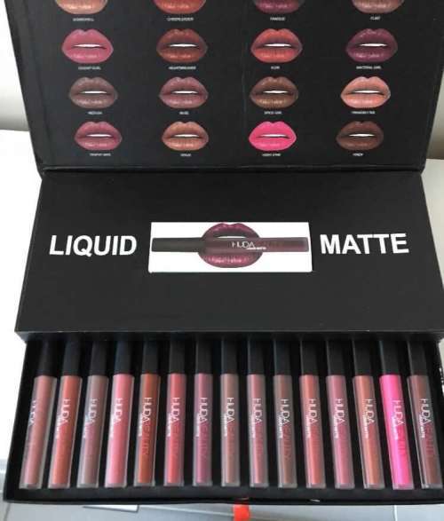 *NEW* HUDA BEAUTY LIQUID MATTE LIPSTICK BOX SET-16 SHADES