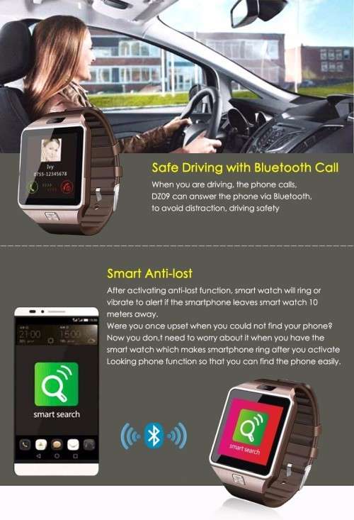BLUETOOTH DZO9 SMARTWATCH