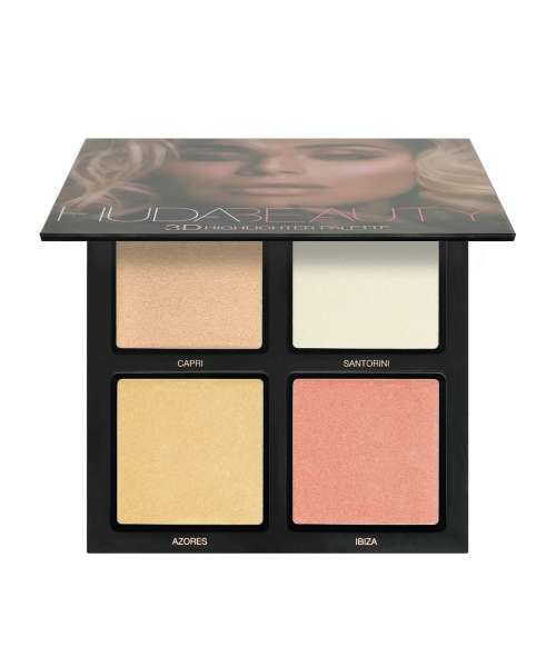 Huda Beauty 3D Highlight Palette - Pink Sands