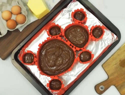 4 Pcs Set Silicone MAGIC Snake Cake Mold DIY Baking Square Rectangular Heart