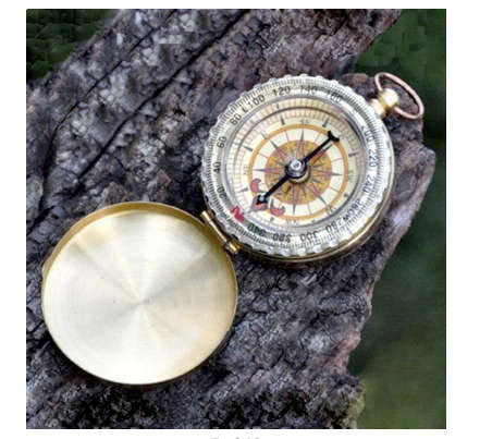 Outdoor Camping Hiking Compass Brass Survival Pocket Compass