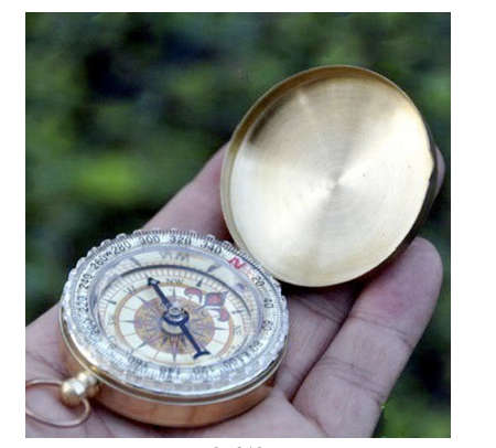 Outdoor Camping Hiking Compass Brass Survival Pocket Compass