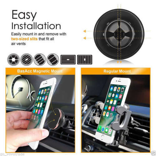 Universal Air Vent Magnetic Car Mount Holder