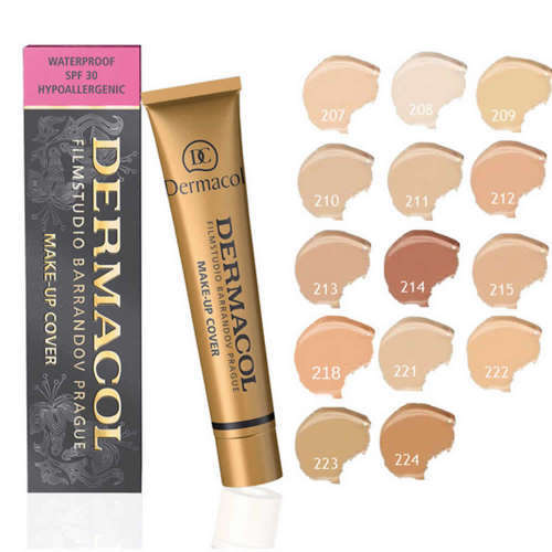 DERMACOL SHADES #207 CONCEALER/FOUNDATION HIGH COVERING PIGMENTATION HYPOALLERGENIC