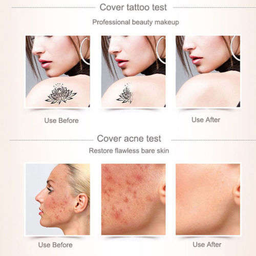 DERMACOL SHADES #207 CONCEALER/FOUNDATION HIGH COVERING PIGMENTATION HYPOALLERGENIC